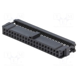 1 pcs x TE Connectivity - 1658621-9 - Plug, IDC, female, PIN: 40, IDC, for ribbon cable, 1.27mm, black