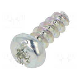100 pcs x BOSSARD - 8278024 - Screw, for plastic, 2.2x6, Head: cheese head, slotted,Torx®, zinc