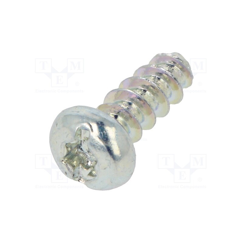100 pcs x BOSSARD - 8278024 - Screw, for plastic, 2.2x6, Head: cheese head, slotted,Torx®, zinc
