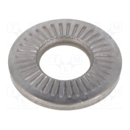 100 pcs x BOSSARD - 8217211 - Washer, internally serrated, M5, D12mm, h1.8mm, BN 85460