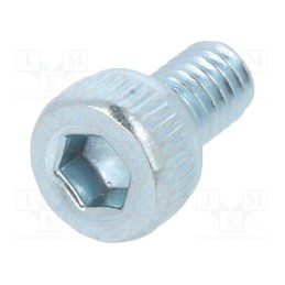 100 pcs x BOSSARD - 1011855 - Screw, M2.5x4, 0.45, Head: cheese head, hex key, HEX 2mm, steel