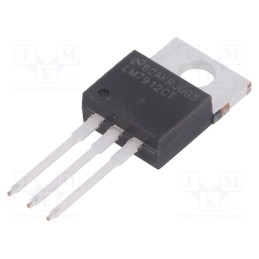1 pcs x TEXAS INSTRUMENTS - LM7912CT/NOPB - IC: voltage regulator, fixed, -12V, 1.5A, TO220, THT, , 0÷125°C