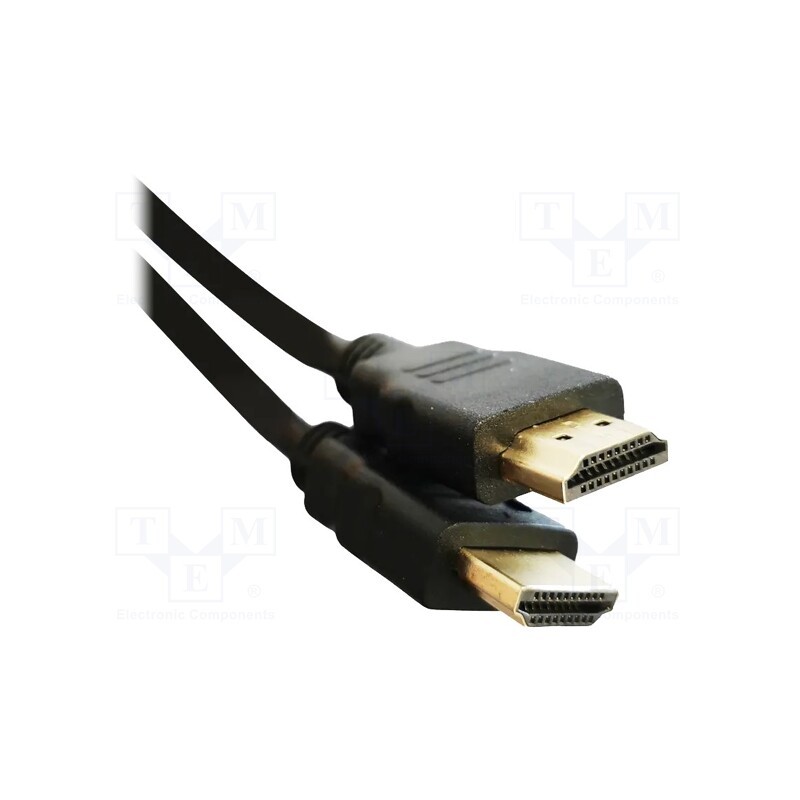 1 pcs x Riverdi - 4K HDMI CABLE - HDMI cable, HDMI, 1000mm