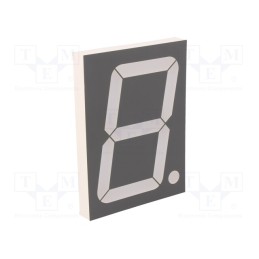 1 pcs x FORYARD - FYS-40011AUHR-21 - Display: LED, 7-segment, 101.6mm, 4', No.char: 1, red, 30÷60mcd
