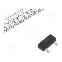 5 pcs x ONSEMI - MMBFJ175LT1G - Transistor: P-JFET, unipolar, 0.225W, SOT23