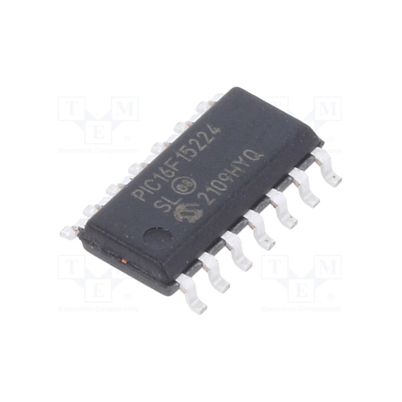 3 pcs x MICROCHIP TECHNOLOGY - PIC16F15224-I/SL - IC: PIC microcontroller, 7kB, 32MHz, MSSP (SPI / I2C), 1.8÷5.5VDC