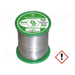 1 pcs x BROQUETAS - - - Solder: for soft soldering, 165÷185g, 183÷190°C, Sn60Pb40