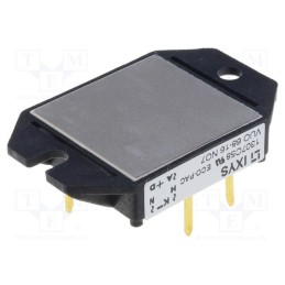1 pcs x IXYS - VUO68-16NO7 - Bridge rectifier: three-phase, Urmax: 1.6kV, If: 68A, Ifsm: 300A