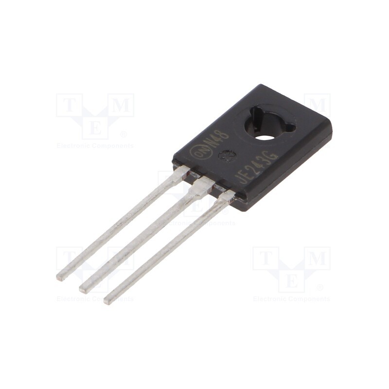 1 pcs x ONSEMI - MJE243G - Transistor: NPN, bipolar, 100V, 4A, 15W, TO225