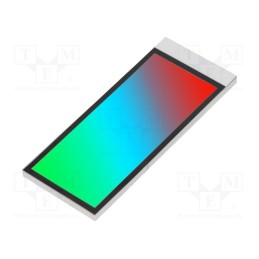1 pcs x DISPLAY ELEKTRONIK - DE LP-501-RGB - Backlight, LED, Dim: 55.75x22.86x2.5mm, RGB, 46.8x19mm, 200cd/m2