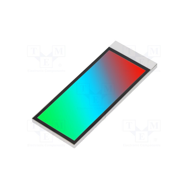 1 pcs x DISPLAY ELEKTRONIK - DE LP-501-RGB - Backlight, LED, Dim: 55.75x22.86x2.5mm, RGB, 46.8x19mm, 200cd/m2