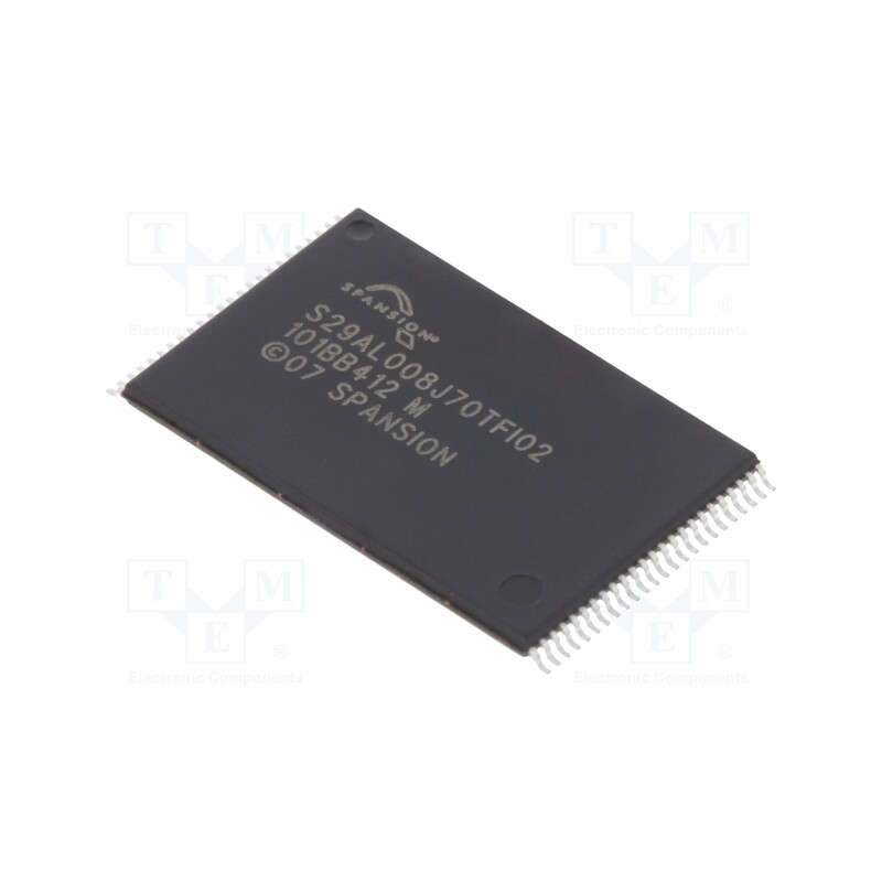 1 pcs x INFINEON (CYPRESS) - S29AL008J70TFI020 - IC: FLASH memory, 8MbFLASH, CFI,parallel, TSSOP48, parallel