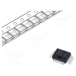 1 pcs x STMicroelectronics - VND5T016ASPTR-E - IC: power switch, high-side, 70A, PowerSO16, 8÷36V,