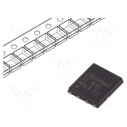 1 pcs x TEXAS INSTRUMENTS - CSD18563Q5AT - Transistor: N-MOSFET, unipolar, 60V, 100A, 116W, VSONP8, 5x6mm