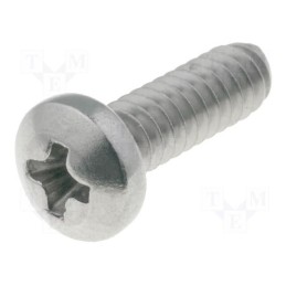 100 pcs x KEYSTONE - 9900 - Screw, UNC4-40x6.4, 40, Head: cheese head, Phillips, PH1