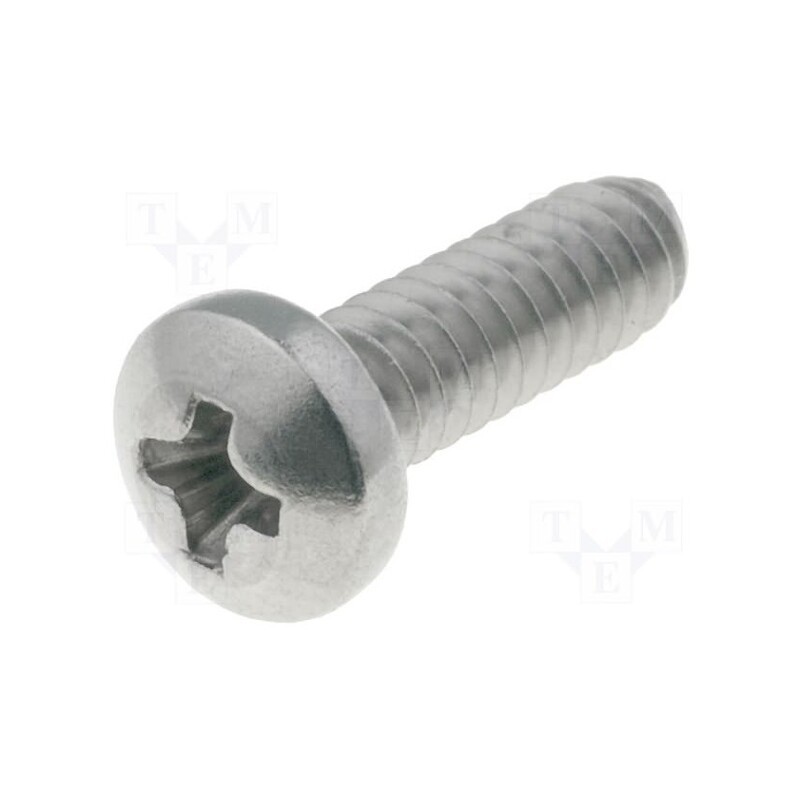 100 pcs x KEYSTONE - 9900 - Screw, UNC4-40x6.4, 40, Head: cheese head, Phillips, PH1