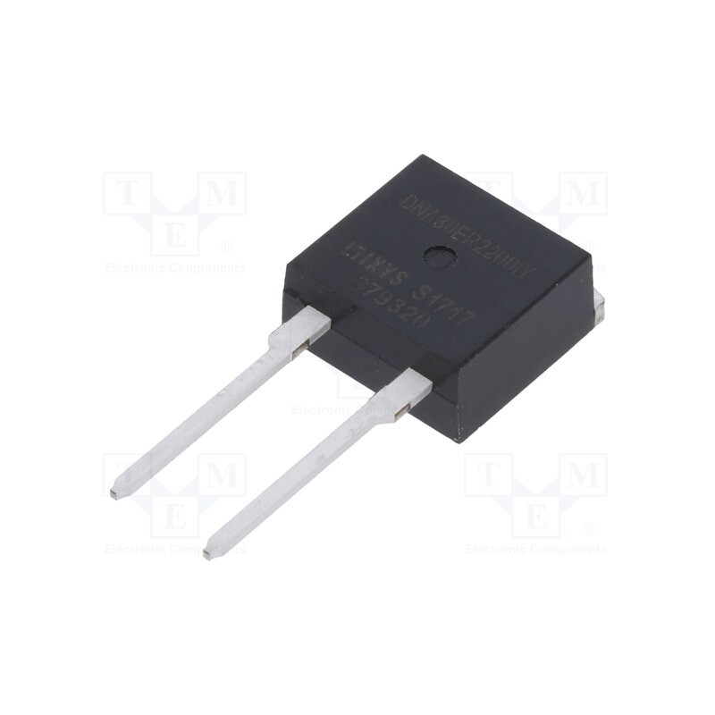 1 pcs x IXYS - DNA30ER2200IY - Diode: rectifying, THT, 2.2kV, 30A, , Ifsm: 370A, TO262AA