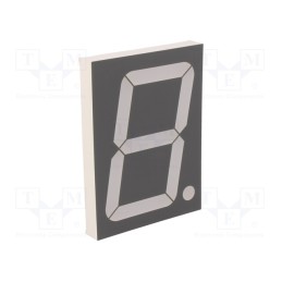 1 pcs x FORYARD - FYS-40011CUHR-21 - Display: LED, 7-segment, 101.6mm, 4', No.char: 1, red, 30÷60mcd