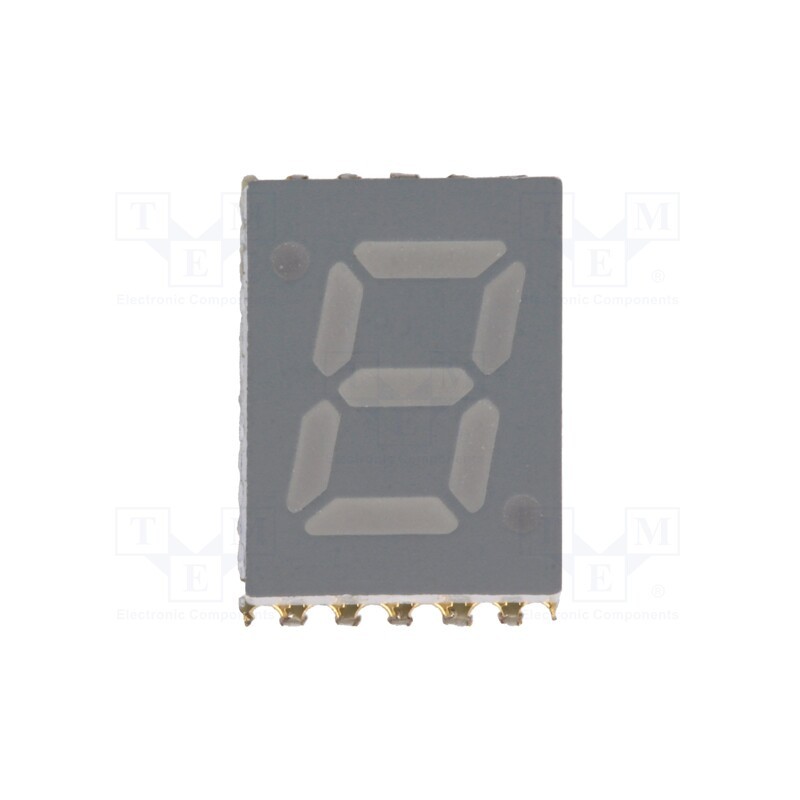 1 pcs x BROADCOM (AVAGO) - HDSM-281C - Display: LED, 7-segment, 7mm, 0.28', No.char: 1, red, 3.4÷7.5mcd