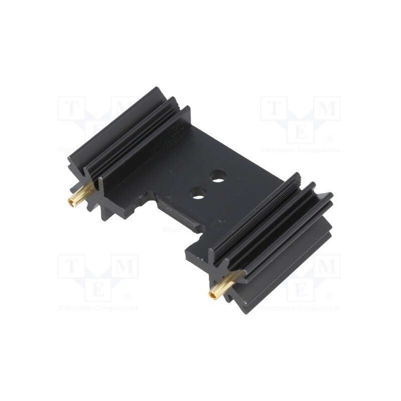 1 pcs x FISCHER ELEKTRONIK - SK409/25,4/STS - Heatsink: extruded, TO220,TO3P, black, L: 25.4mm, W: 45mm, H: 12.7mm