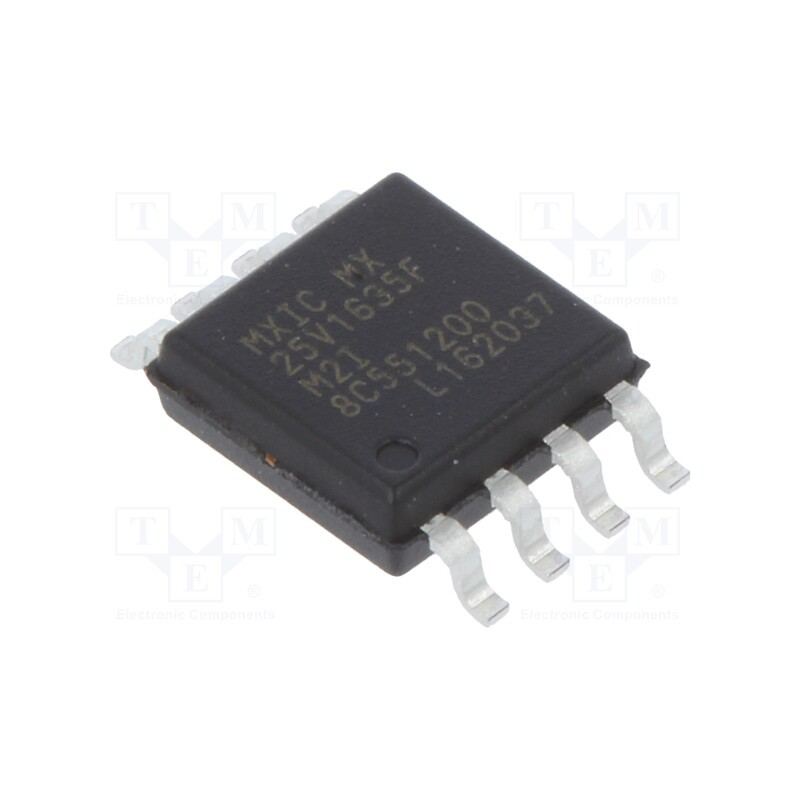 3 pcs x MACRONIX INTERNATIONAL - MX25V1635FM2I/TUBE - IC: FLASH memory, 16MbFLASH, 80MHz, 2.3÷3.6V, SOP8, serial