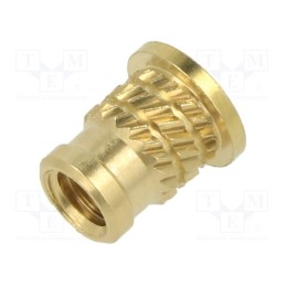 100 pcs x BOSSARD - 3148322 - Threaded insert, brass, M3, BN 20003