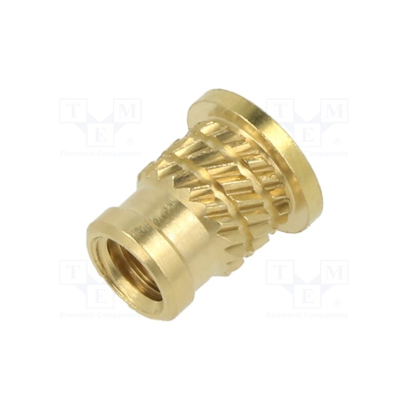 100 pcs x BOSSARD - 3148322 - Threaded insert, brass, M3, BN 20003