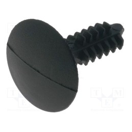 100 pcs x ESSENTRA - RBF-4-15-12 - Rivet, polyamide, Panel cutout diam: 4mm, black, UL94V-2
