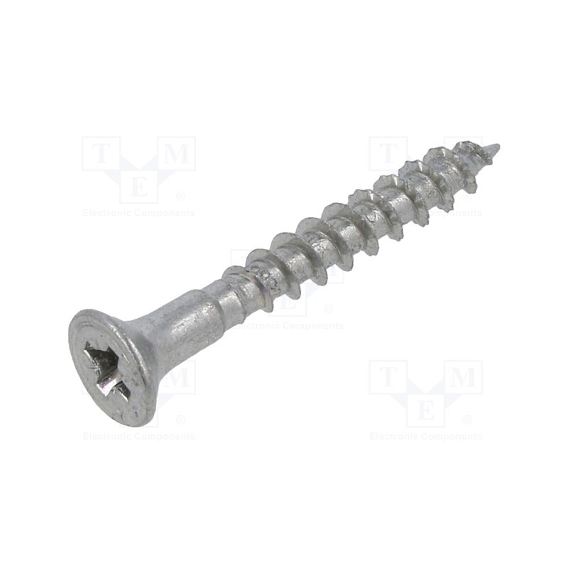 100 pcs x BOSSARD - 1339176 - Screw, for wood, 4.5x35, Head: countersunk, Pozidriv, PZ2, zinc