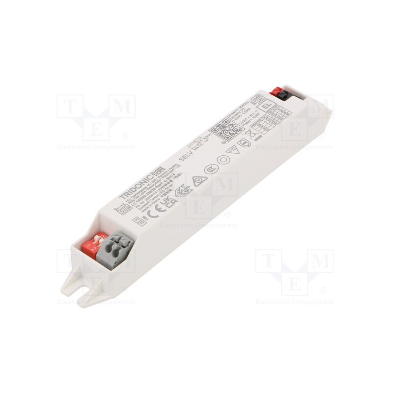 1 pcs x TRIDONIC - LC 10/200-350/29 FLEXC LP SNC4 - Power supply: switched-mode, LED, 10W, 14÷29VDC, 200÷350mA, IP20
