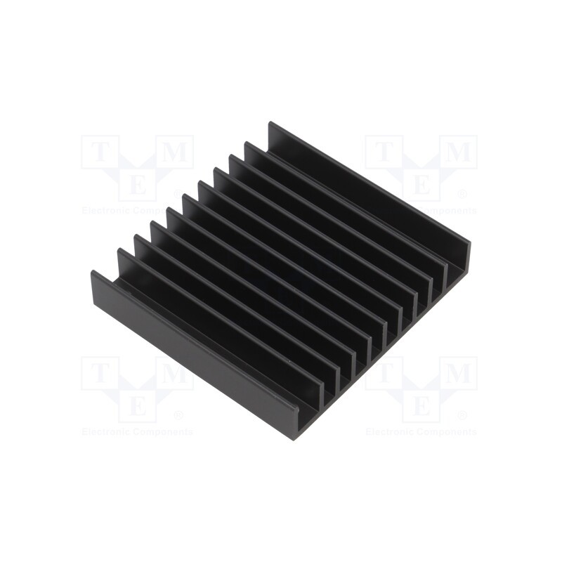 1 pcs x Wakefield Thermal - 527-45AB - Heatsink: extruded, grilled, TO218,TO220, black, L: 57.9mm, W: 61mm