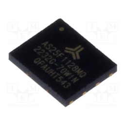 1 pcs x ALLIANCE MEMORY - AS25F1128MQ-70WIN - IC: FLASH memory, 128MbFLASH, SPI, 133MHz, 1.65÷1.95V, WSON8