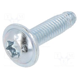 100 pcs x BOSSARD - 3354026 - Screw, for metal, with flange, 4x14, Head: button, Torx®, TX20, zinc