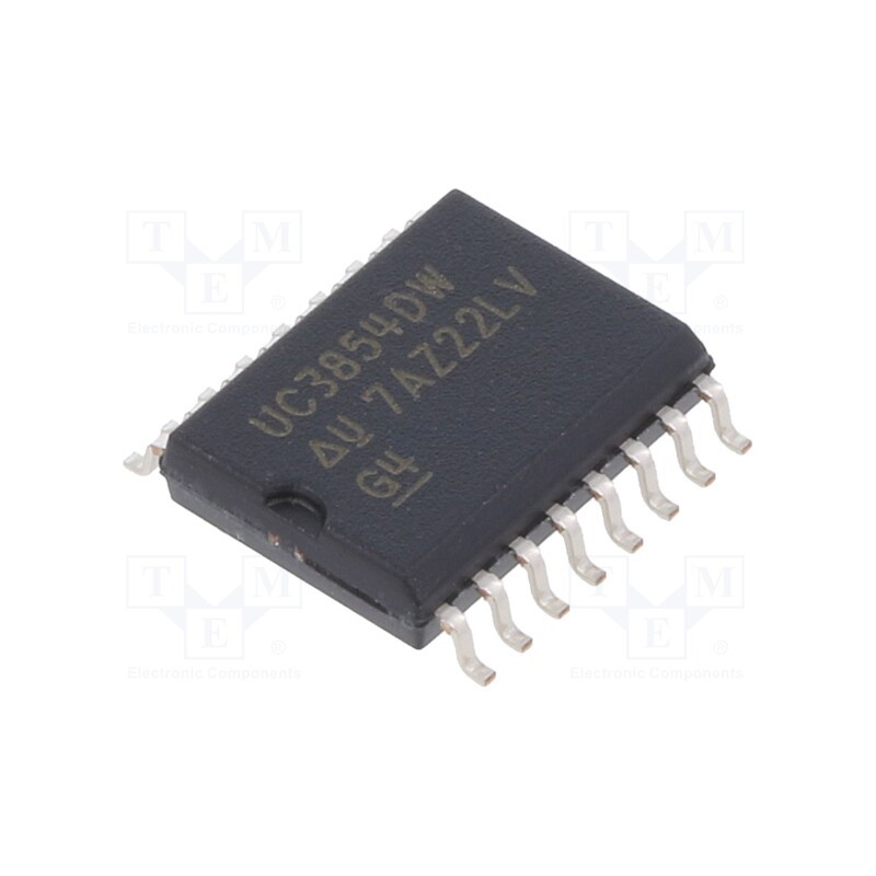 1 pcs x TEXAS INSTRUMENTS - UC3854DW - IC: PMIC, PFC controller, SO16, 0÷70°C, Usup: 16÷20V, , SMPS