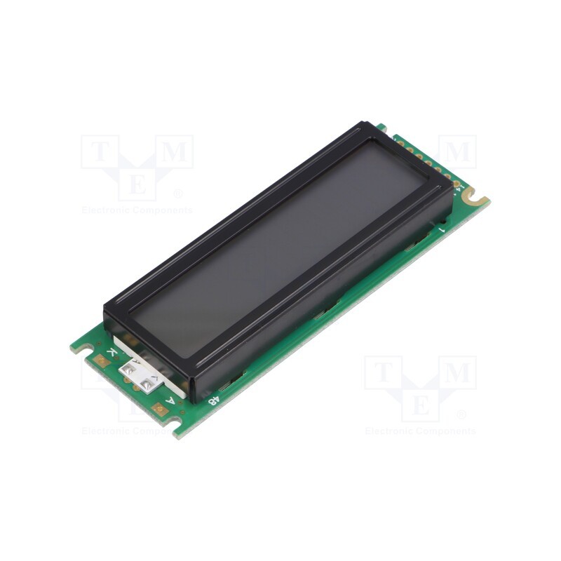 1 pcs x POWERTIP - NPC1602LRS-JWB-K - Display: LCD, alphanumeric, STN Positive, 16x2, 85x30x12.7mm, LED