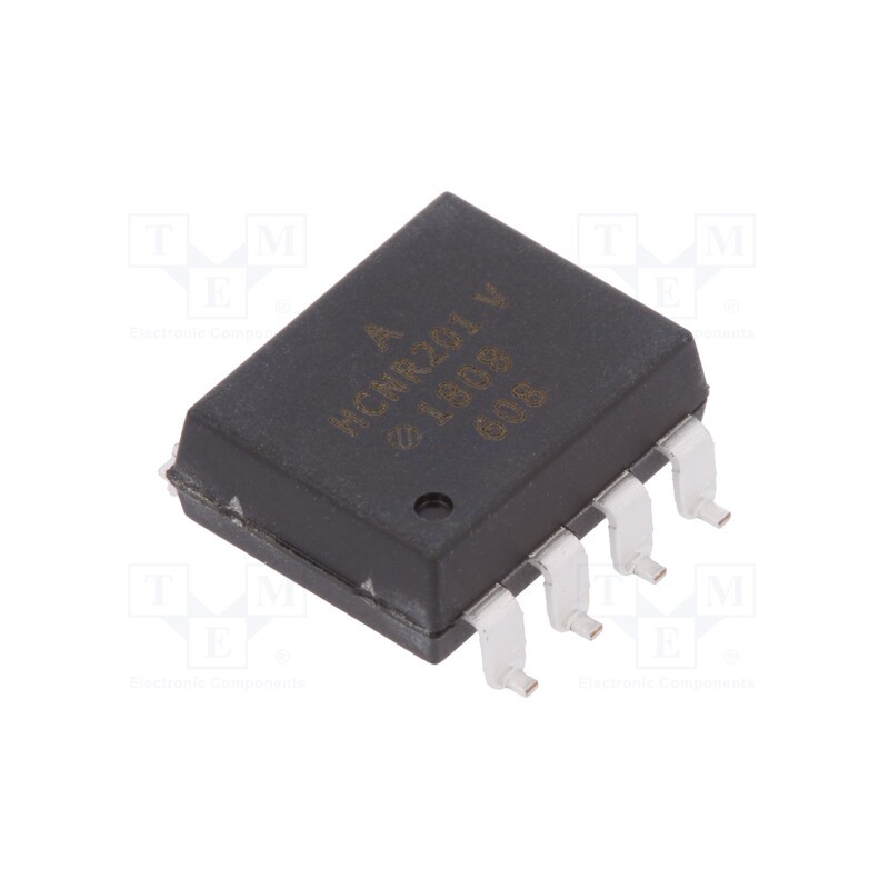 1 pcs x BROADCOM (AVAGO) - HCNR201-350E - Optocoupler, SMD, OUT: photodiode, 5kV, Gull wing 6