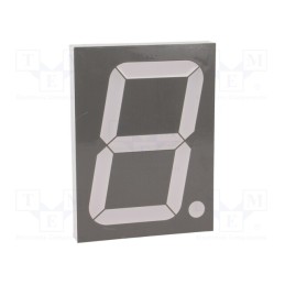 1 pcs x LUCKYLIGHT - KW1-4003ASA - Display: LED, 7-segment, 100.6mm, 4', No.char: 1, red, 8.5÷9.5mcd