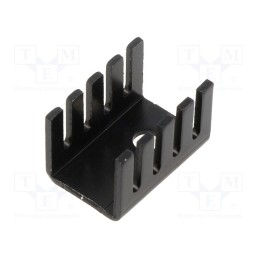 1 pcs x Advanced Thermal Solutions - ATS-PCB1072 - Heatsink: extruded, U, TO220, black, L: 19.1mm, W: 13.2mm, H: 12.7mm