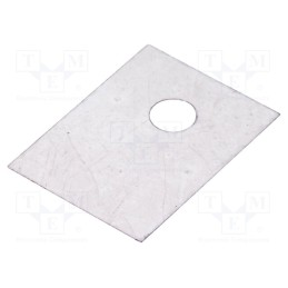 10 pcs x FISCHER ELEKTRONIK - GS 66 P - Heat transfer pad: mica, TO66, 0.4K/W, L: 18mm, W: 13.5mm