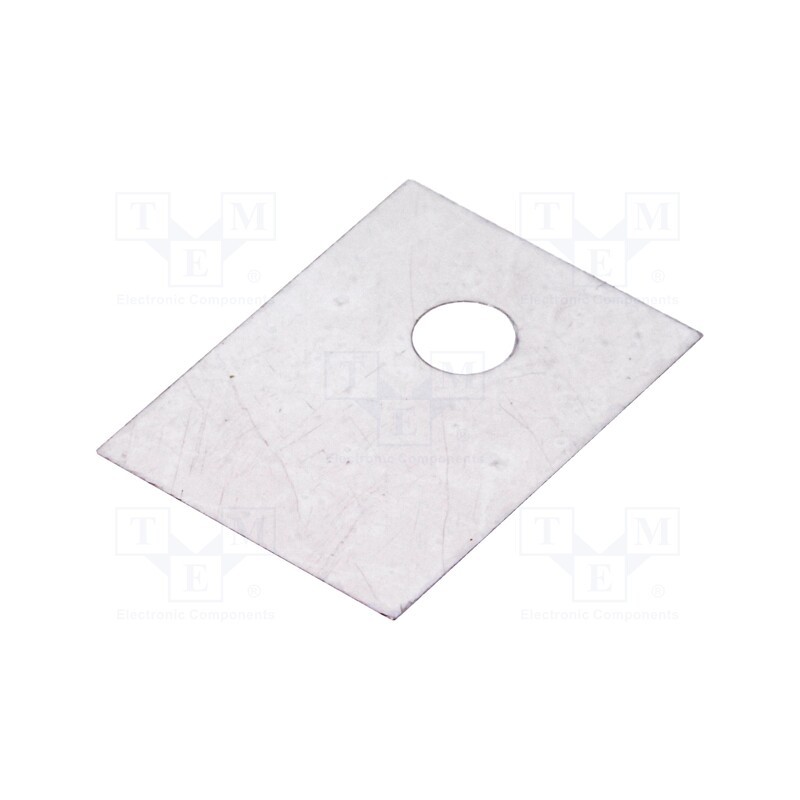 10 pcs x FISCHER ELEKTRONIK - GS 66 P - Heat transfer pad: mica, TO66, 0.4K/W, L: 18mm, W: 13.5mm