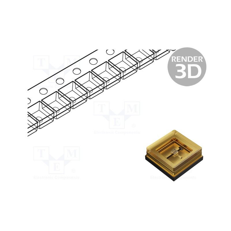 1 pcs x REFOND - RF-C36D0-UTP-AR - LED, UV-B, 120°, 80mA, 800mW, λd: 305÷311nm, 4.5÷7.5V, SMD