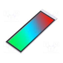 1 pcs x DISPLAY ELEKTRONIK - DE LP-507-RGB - Backlight, DE130, LED, Dim: 86.3x30.48x2.5mm, RGB, 75.93x25.13mm