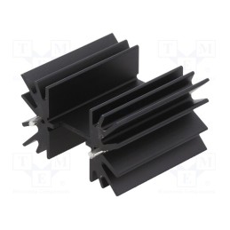 1 pcs x Wakefield Thermal - 657-15ABPEN - Heatsink: extruded, H, TO218,TO220,TO247, black, L: 41.9mm, 3.3°C/W