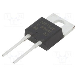 1 pcs x VISHAY - VS-20ETS08-M3 - Diode: rectifying, THT, 800V, 20A, , Ifsm: 300A, TO220AC, Ir: 1mA