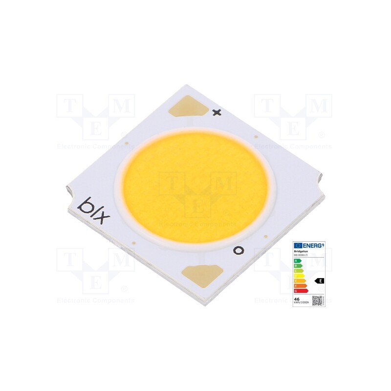1 pcs x BRIDGELUX - BXRE-30E2000-C-73 - Power LED, COB, 120°, 630mA, P: 21.4W, 3146lm, 19x19x1.7mm, 147lm/W