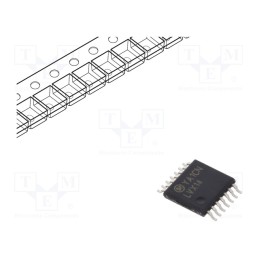 3 pcs x ONSEMI - 74LVX14MTCX - IC: digital, NOT, Ch: 6, IN: 1, SMD, TSSOP14, 2÷3.6VDC, -40÷85°C, LVX