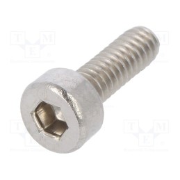 100 pcs x BOSSARD - 1420577 - Screw, M2x6, 0.4, Head: cheese head, hex key, HEX 1,5mm, DIN 912