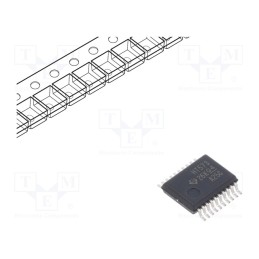 3 pcs x TEXAS INSTRUMENTS - SN74HCT573DBR - IC: digital, D-latch transparent, Ch: 8, 4.5÷5.5VDC, SMD, SSOP20