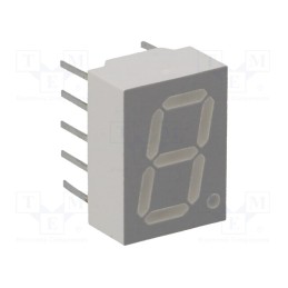 1 pcs x BROADCOM (AVAGO) - HDSP-F101 - Display: LED, 7-segment, 10mm, 0.4', No.char: 1, red, 0.33÷3.9mcd