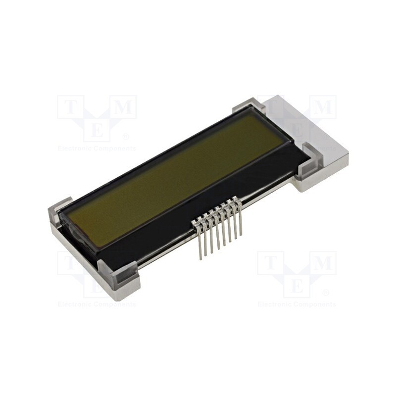 1 pcs x RAYSTAR OPTRONICS - RX1602A5-FHW-TS - Display: LCD, alphanumeric, COG,FSTN Positive, 16x2, LED, PIN: 8